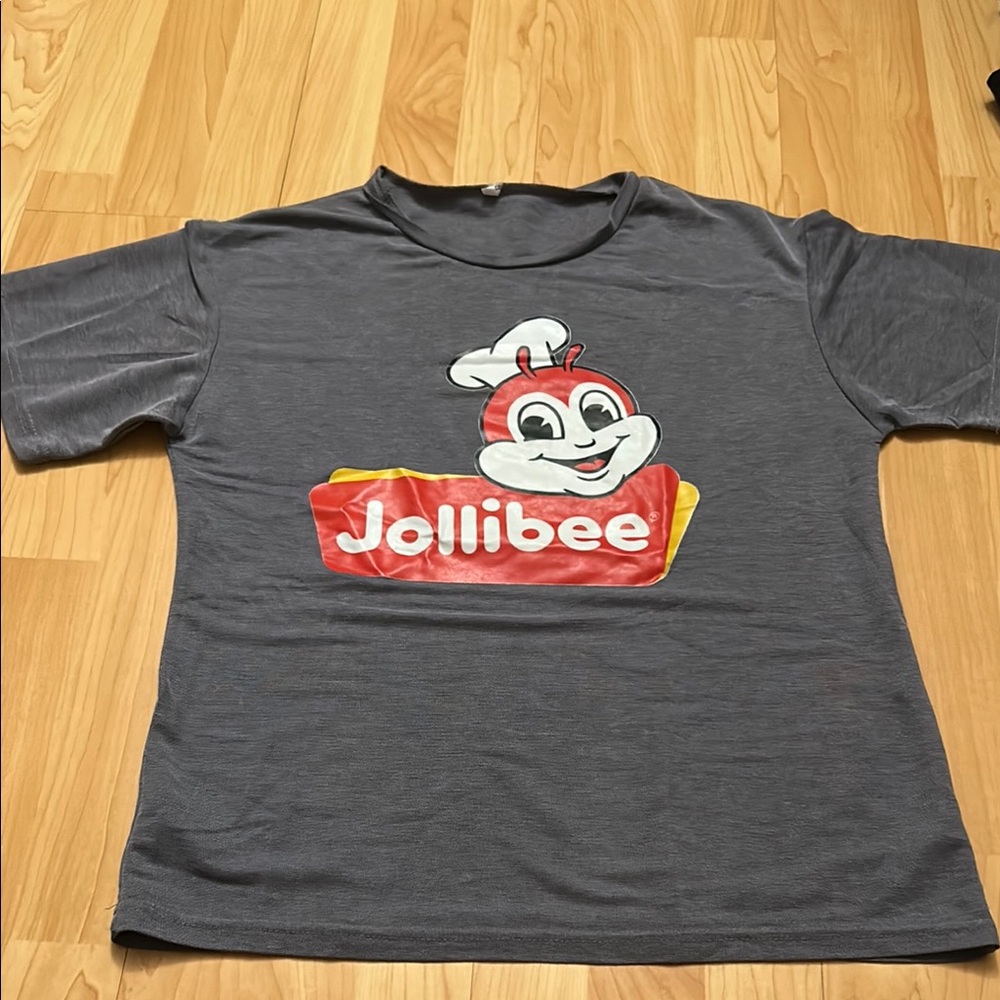 Gray Short Sleeve Tee with Iconic Logo